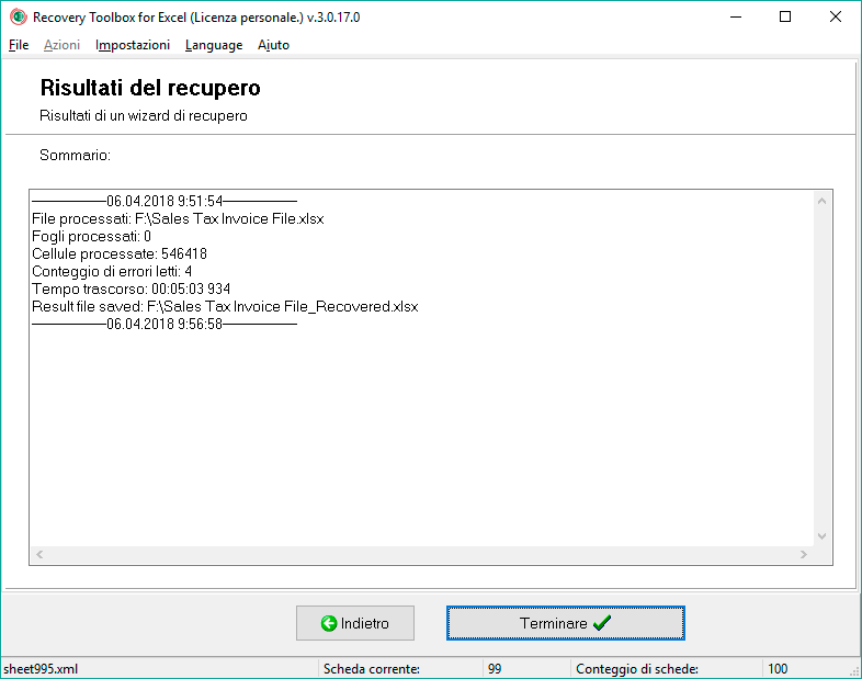 come riparare i fogli di lavoro excel danneggiati