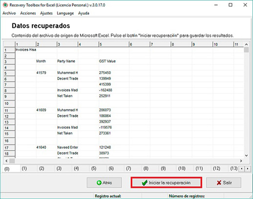 cómo reparar archivos Excel dañados
