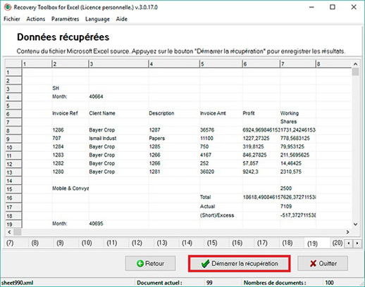 comment réparer les fichiers excel corrompus