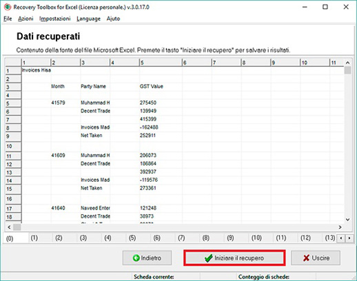 come sistemare file corrotti excel