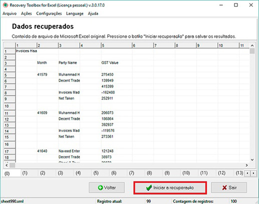 como corrigir arquivos corrompidos do excel